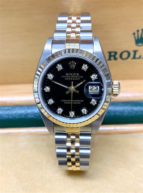 rolex 69173 black diamond dial &|rolex serial number 69173.